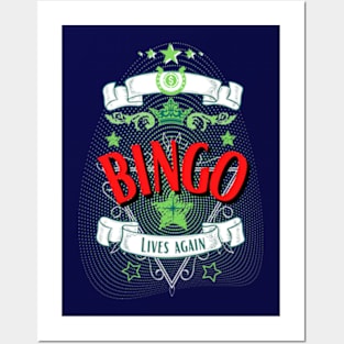 bingo gambling winner lives again Posters and Art